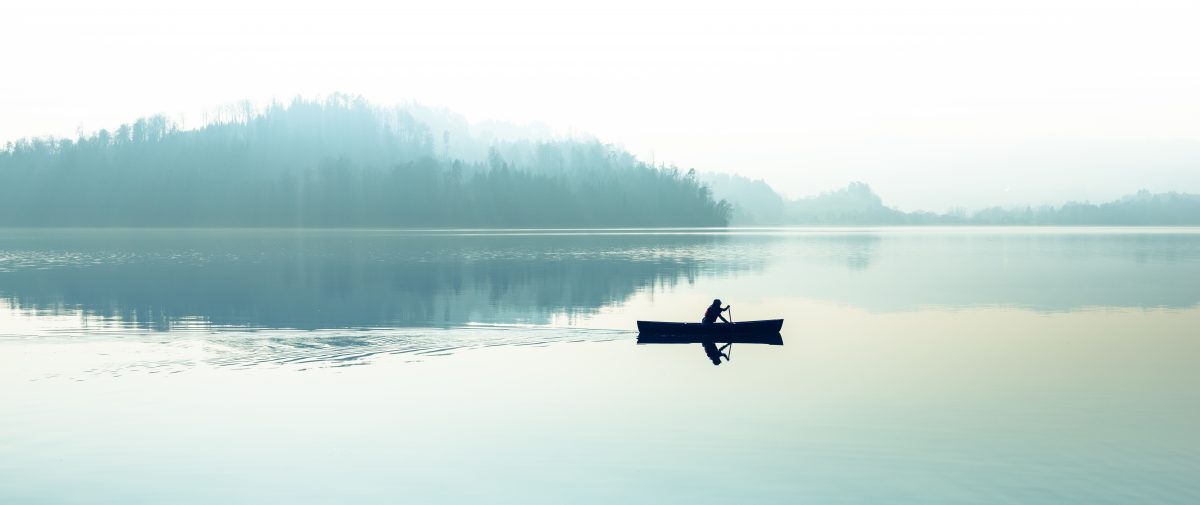 Reflections on Canim Lake